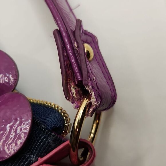 Victoria Secret With Love Vintage Denim Hobo Bag Womens‎ Purse Shoulder Bag - Picture 10 of 13